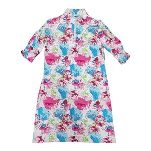 IBKUL Womens Quarter Sleeve Mini Dress UPF 50+  Performance Wear NWOT Oversize S